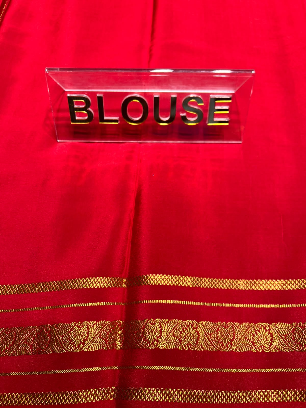 Pure Mysore Silk Saree.