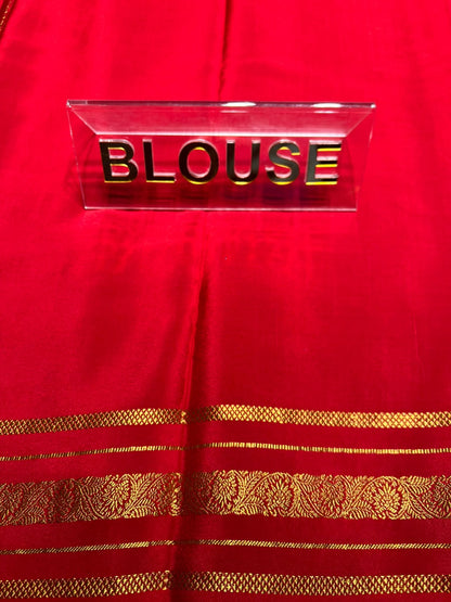 Pure Mysore Silk Saree.