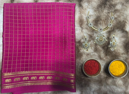 Pure Mysore Silk Saree.