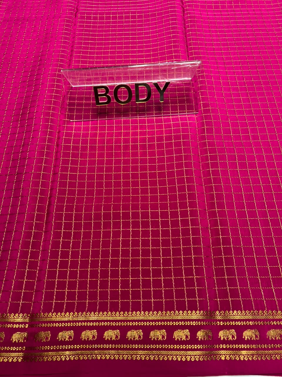 Pure Mysore Silk Saree.