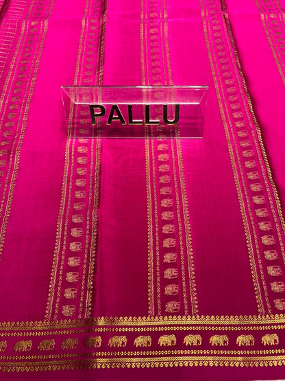 Pure Mysore Silk Saree.