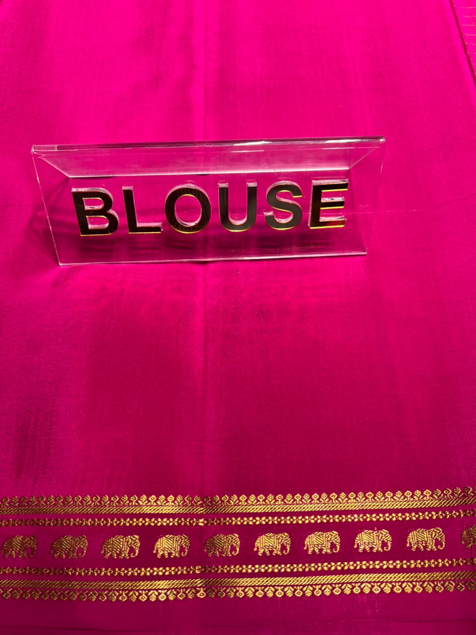 Pure Mysore Silk Saree.
