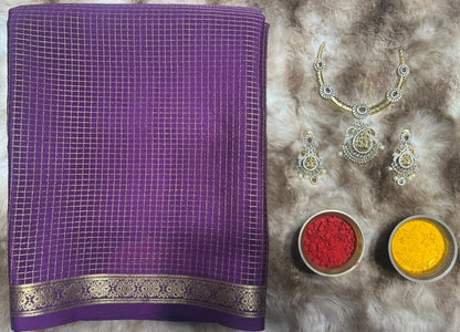 Pure Mysore Silk Saree.