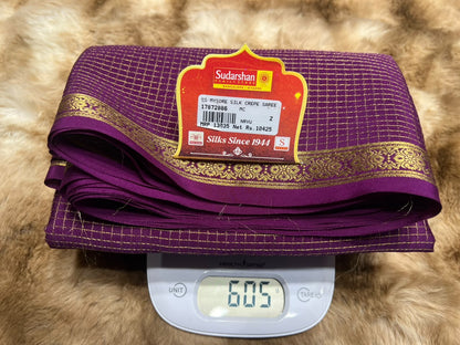 Pure Mysore Silk Saree.