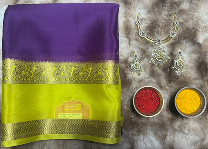 Pure Mysore Silk Saree.