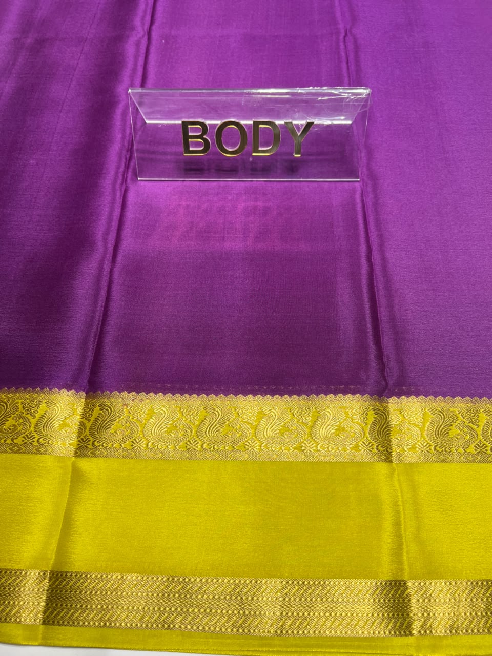 Pure Mysore Silk Saree.