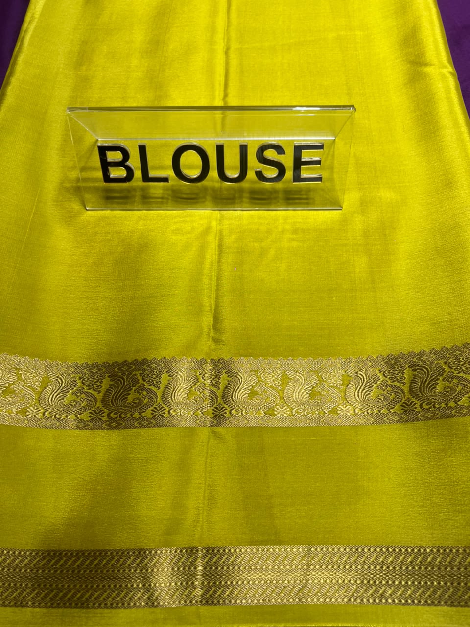 Pure Mysore Silk Saree.