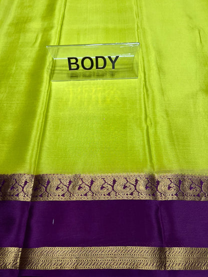 Pure Mysore Silk Saree.