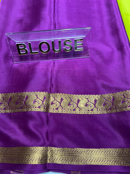 Pure Mysore Silk Saree.