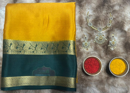 Pure Mysore Silk Saree.