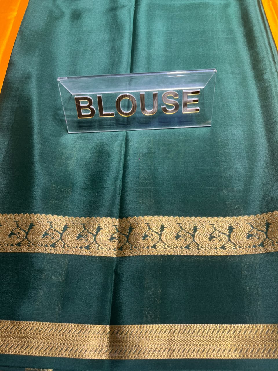 Pure Mysore Silk Saree.