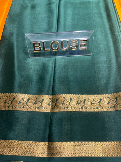 Pure Mysore Silk Saree.