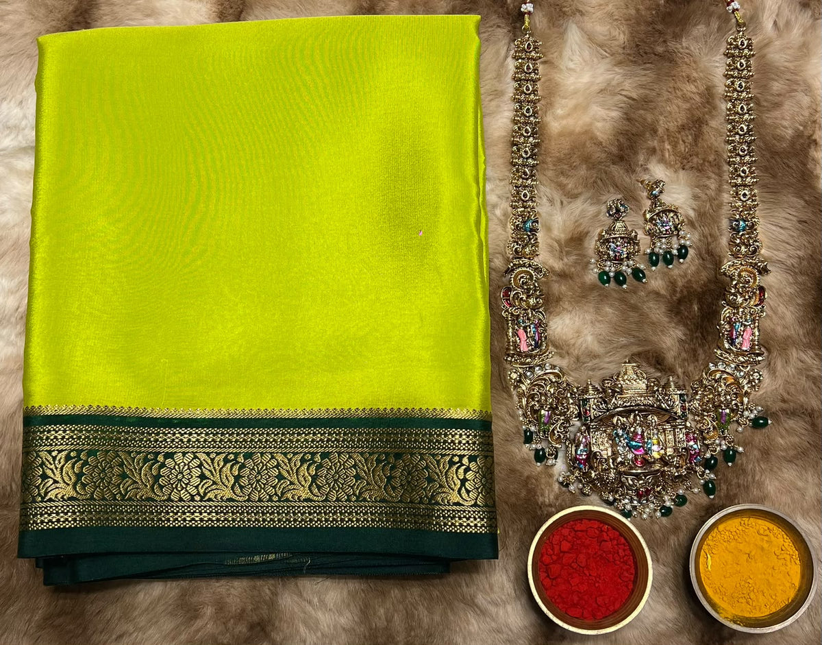 Pure Mysore Silk Saree.