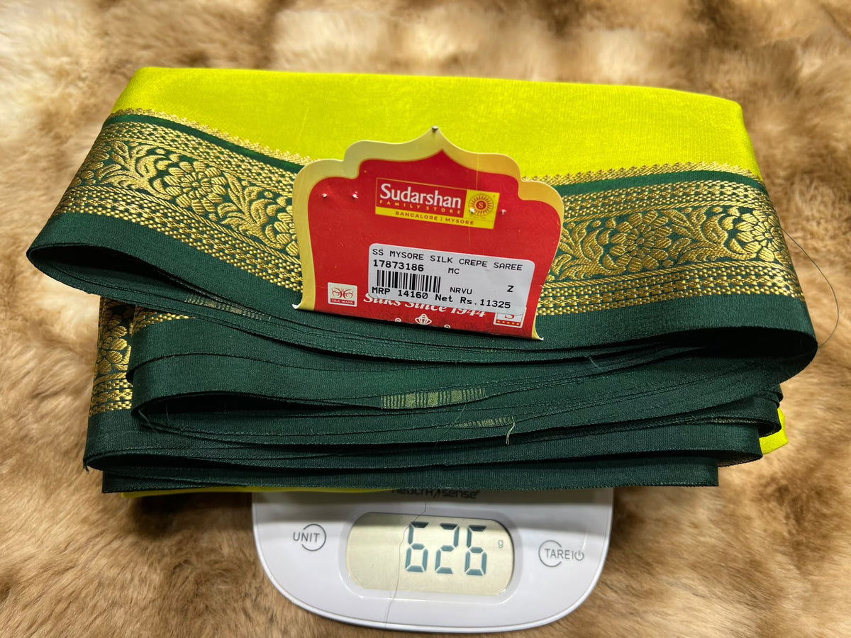 Pure Mysore Silk Saree.