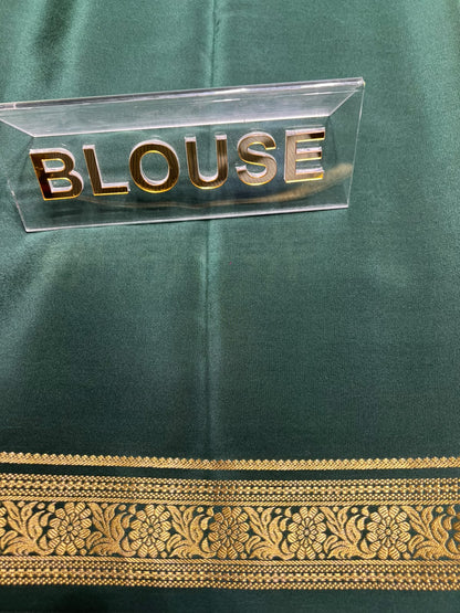 Pure Mysore Silk Saree.
