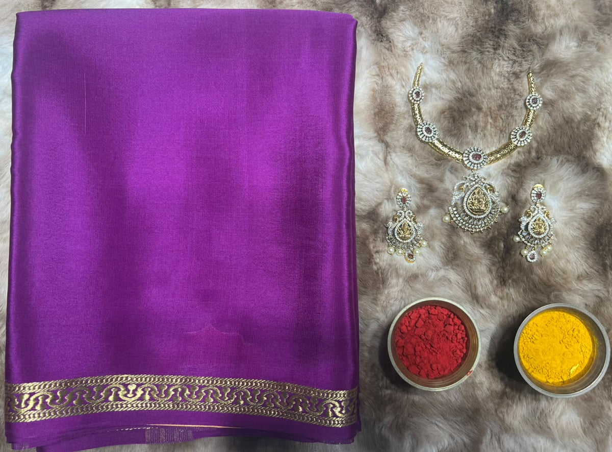 Pure Mysore Silk Saree.
