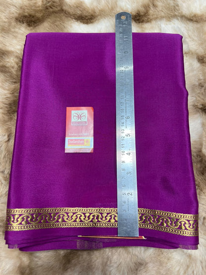 Pure Mysore Silk Saree.