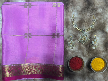 Pure Mysore Silk Saree.