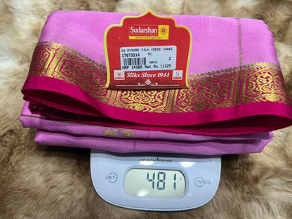 Pure Mysore Silk Saree.
