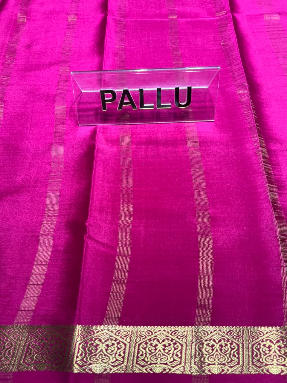 Pure Mysore Silk Saree.