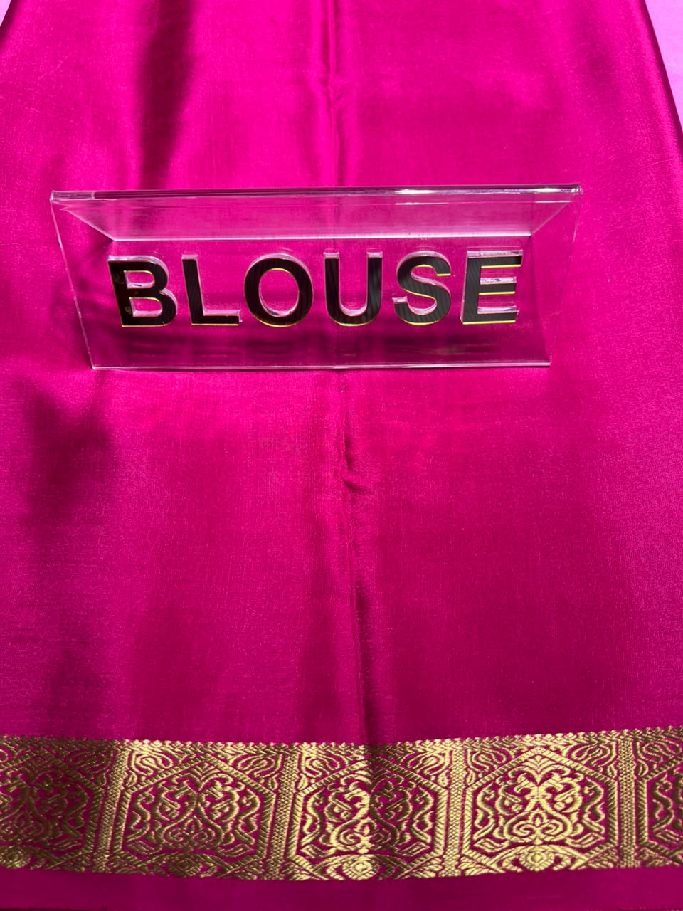 Pure Mysore Silk Saree.
