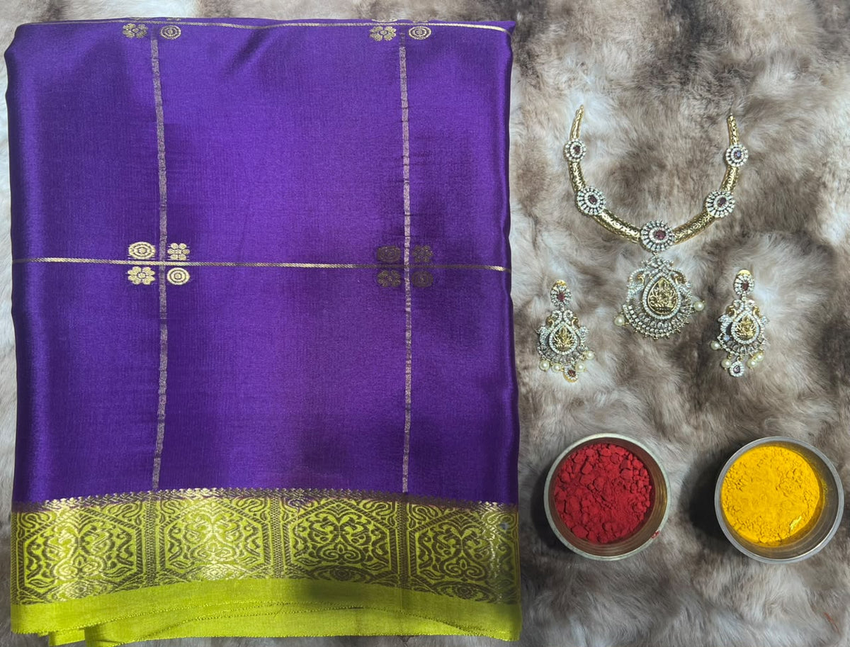 Pure Mysore Silk Saree.