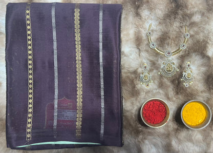 Pure Mysore Silk Saree.