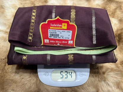 Pure Mysore Silk Saree.