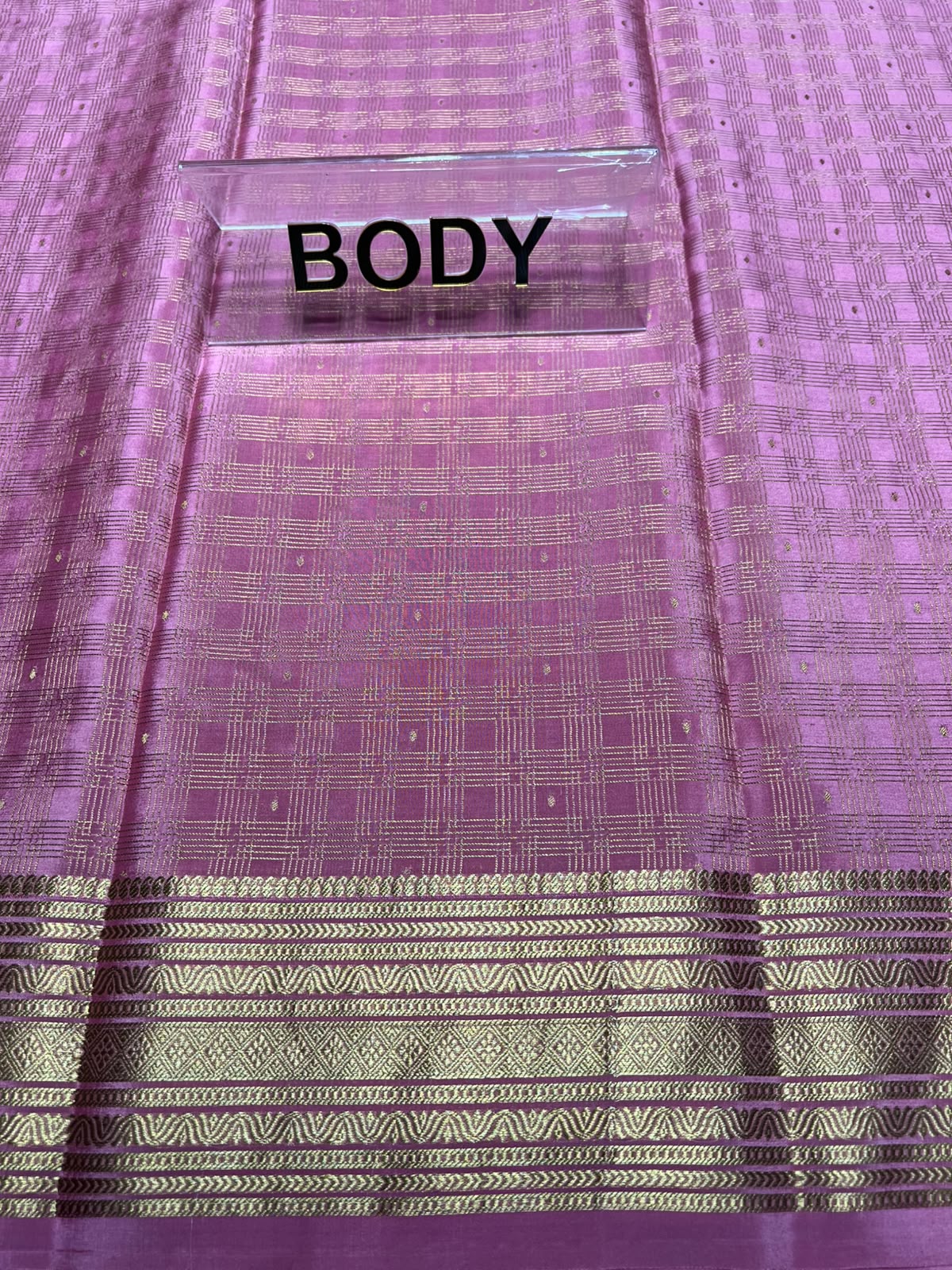 Pure Mysore Silk Saree.