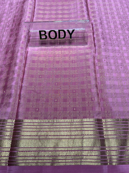 Pure Mysore Silk Saree.