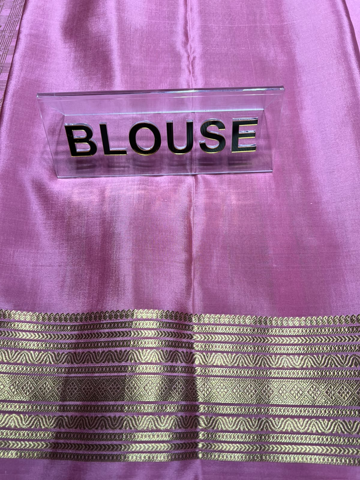 Pure Mysore Silk Saree.