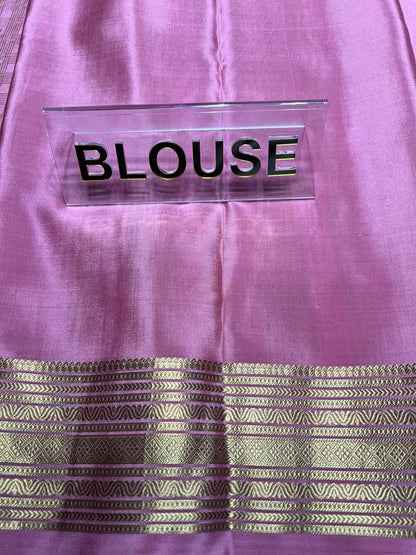 Pure Mysore Silk Saree.