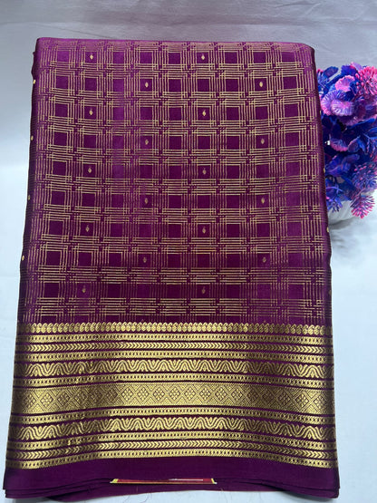Pure Mysore Silk Saree.