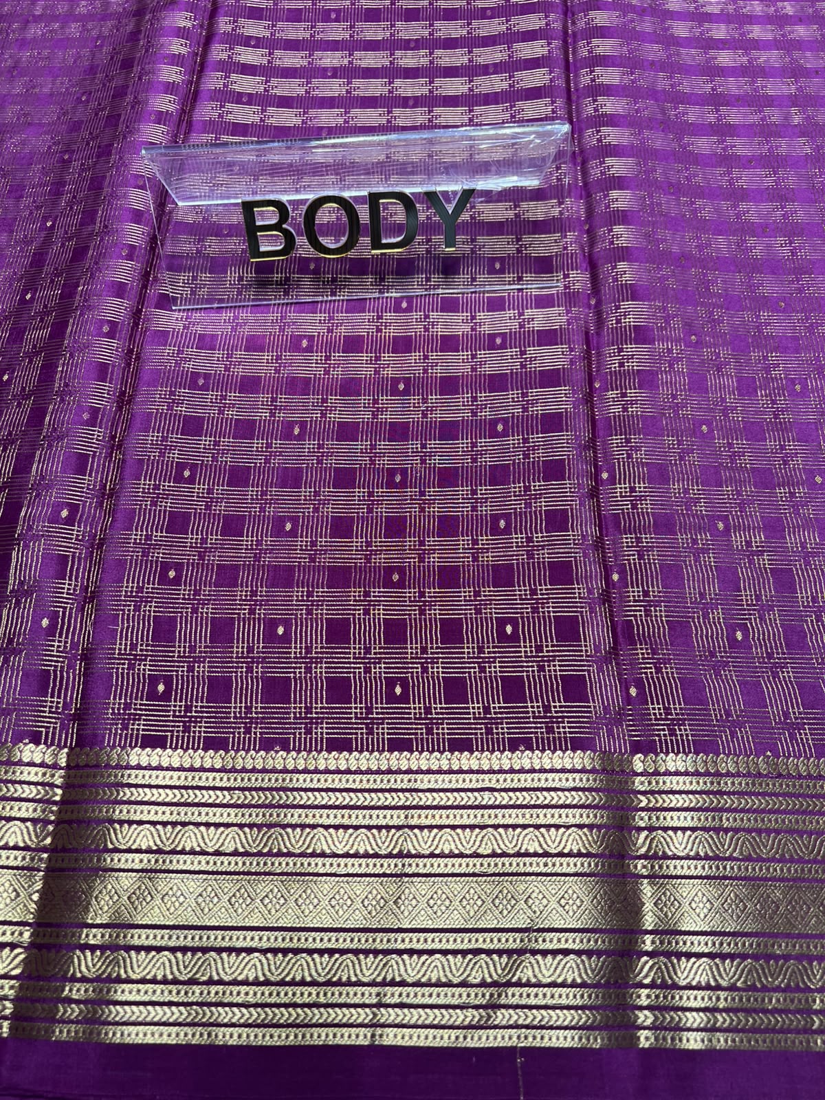Pure Mysore Silk Saree.