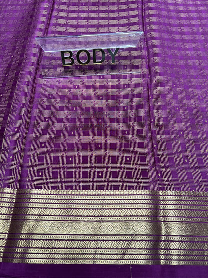 Pure Mysore Silk Saree.