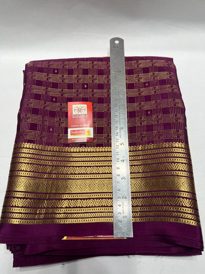 Pure Mysore Silk Saree.