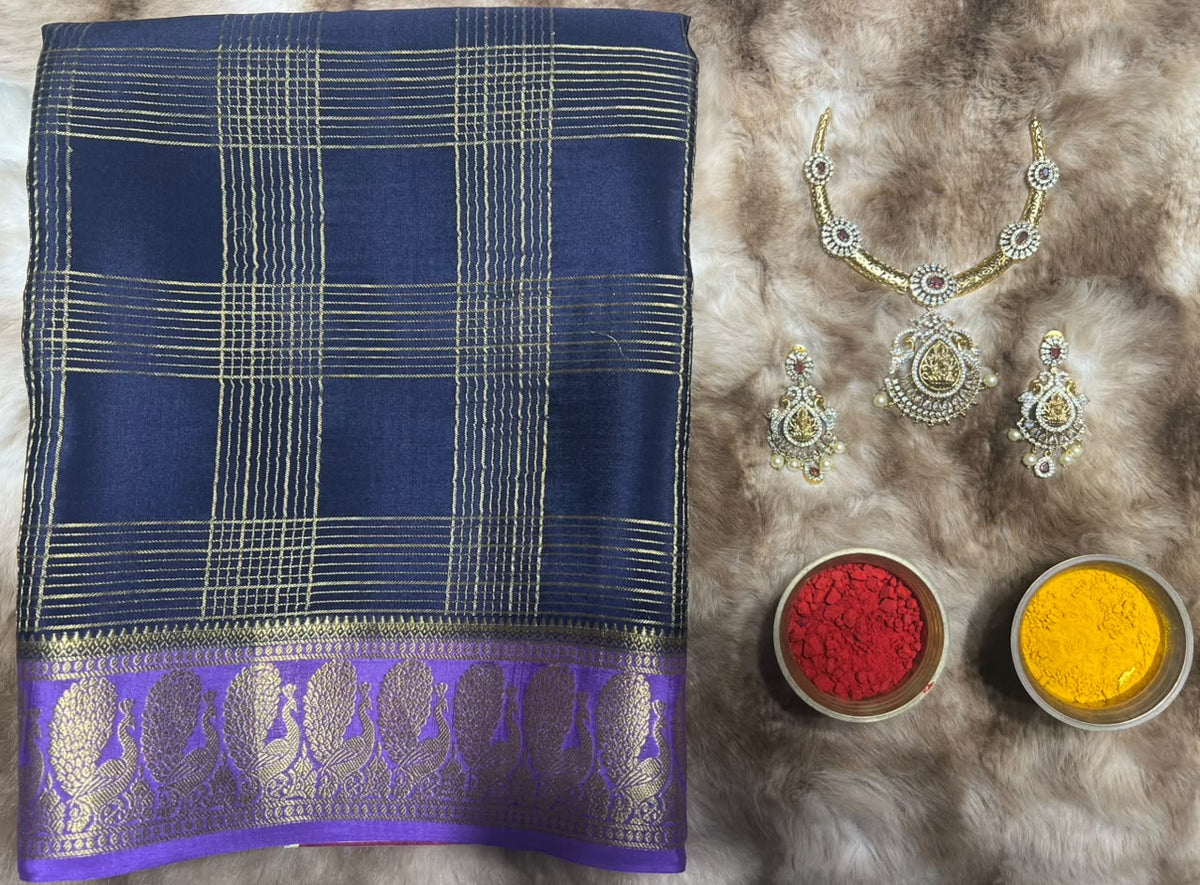 Pure Mysore Silk Saree.