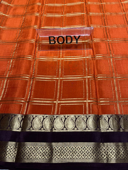Pure Mysore Silk Saree.