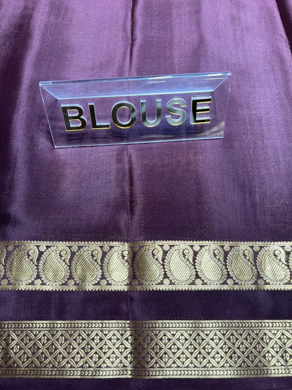 Pure Mysore Silk Saree.