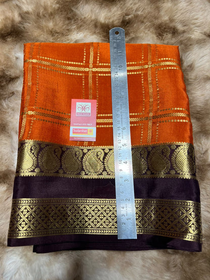 Pure Mysore Silk Saree.