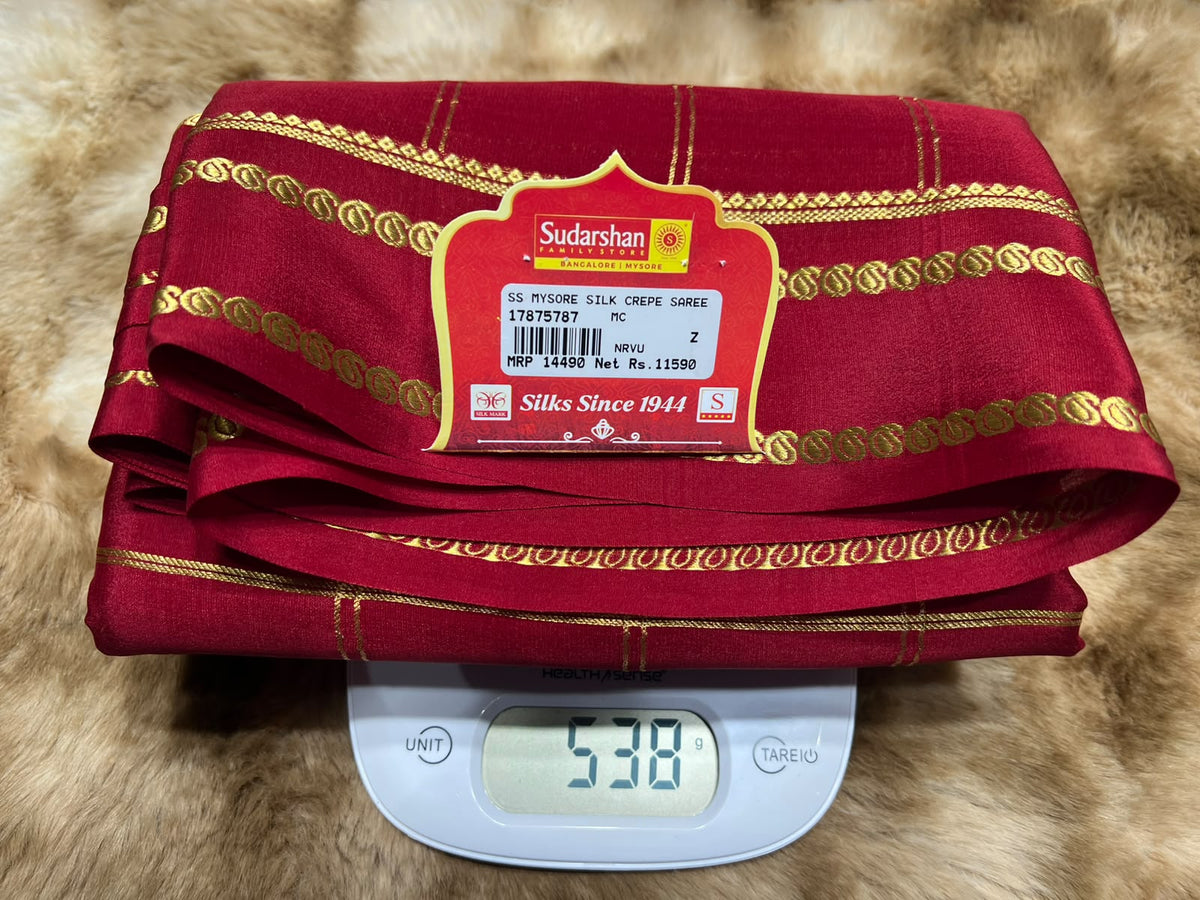 Pure Mysore Silk Saree.