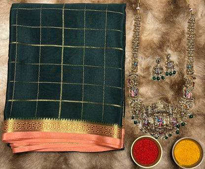 Pure Mysore Silk Saree.