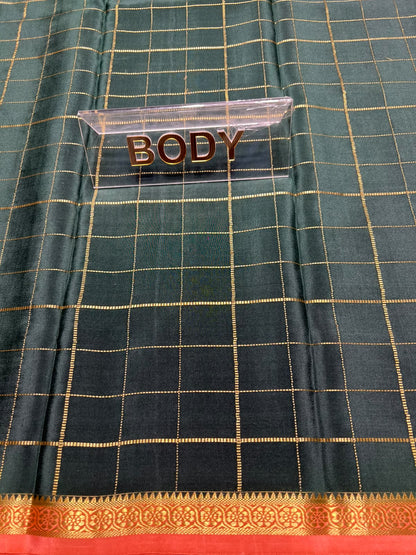 Pure Mysore Silk Saree.