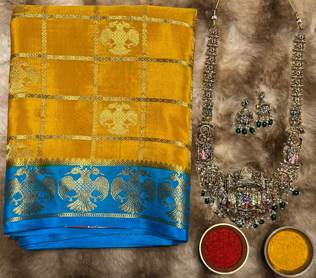 Pure Mysore Silk Saree.