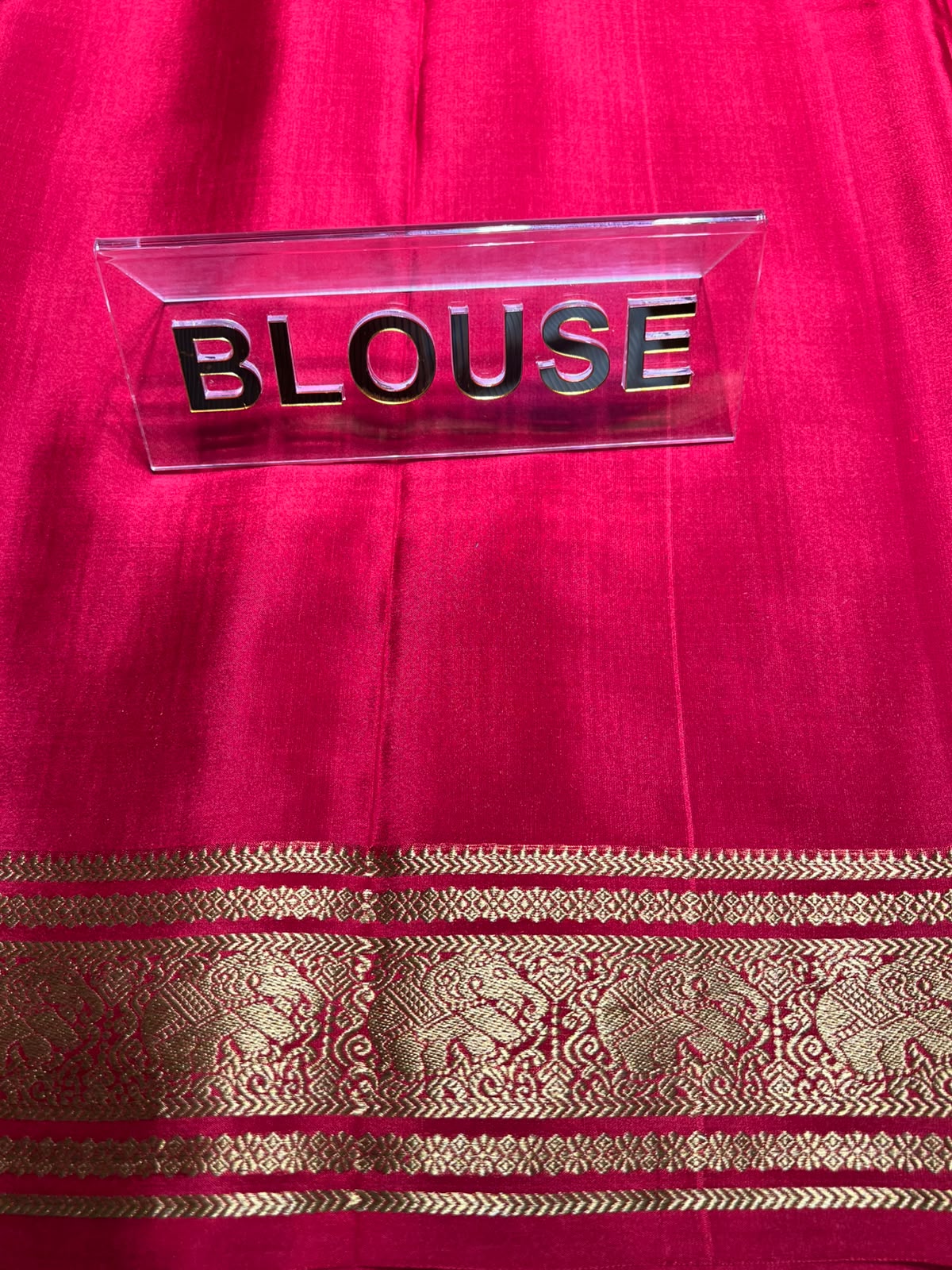 Pure Mysore Silk Saree.