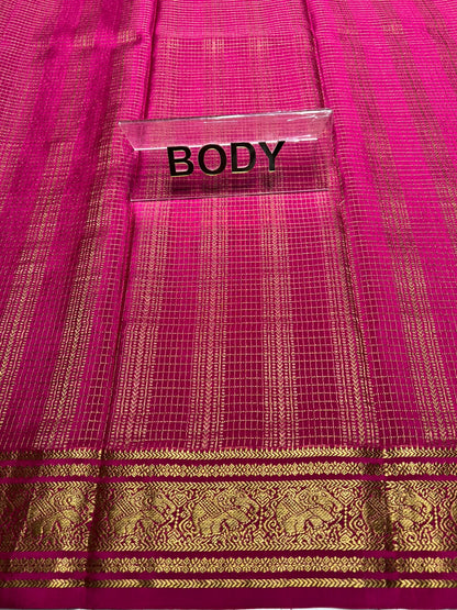 Pure Mysore Silk Saree.