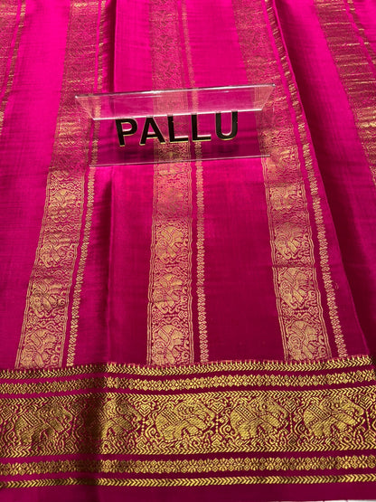 Pure Mysore Silk Saree.