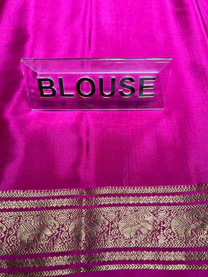 Pure Mysore Silk Saree.