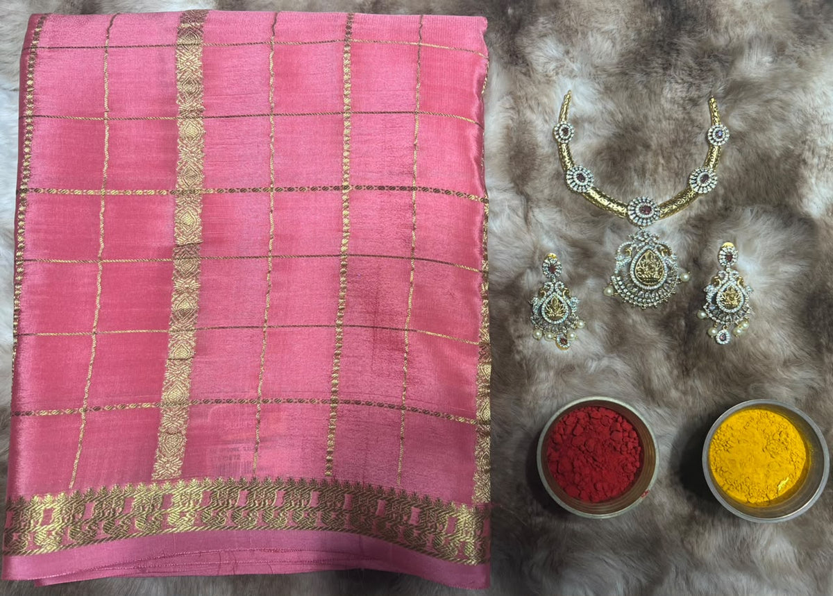 Pure Mysore Silk Saree.