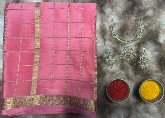 Pure Mysore Silk Saree.